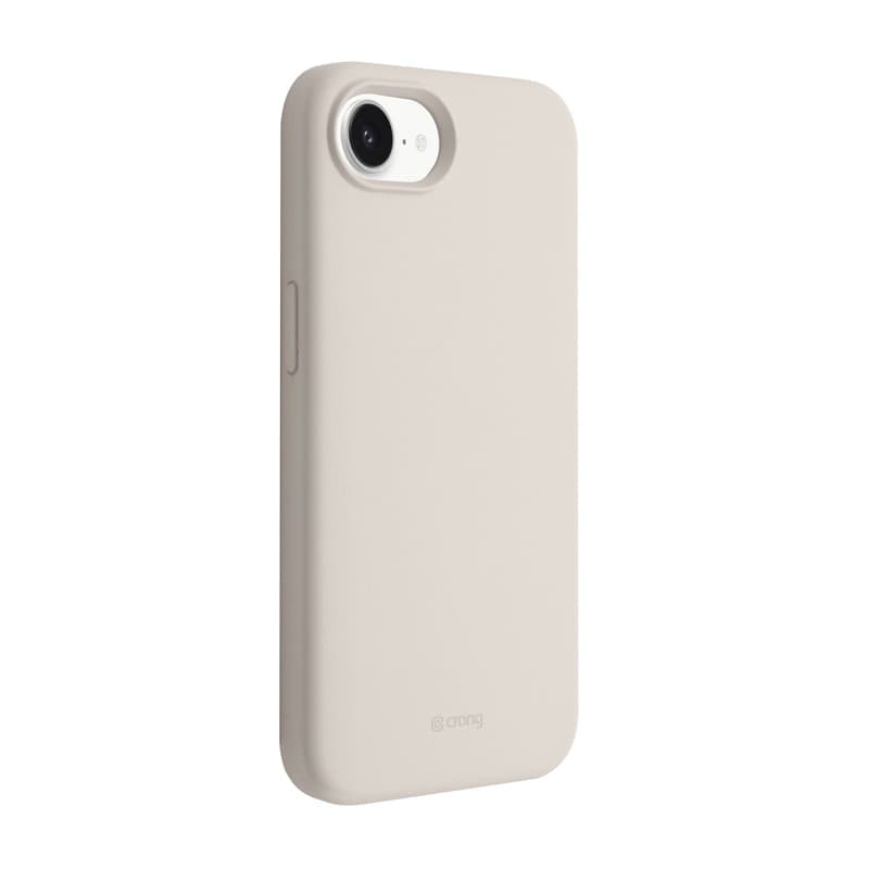 Crong Color Cover Magnetic - Custodia MagSafe per iPhone 16e (Beige pietra)
