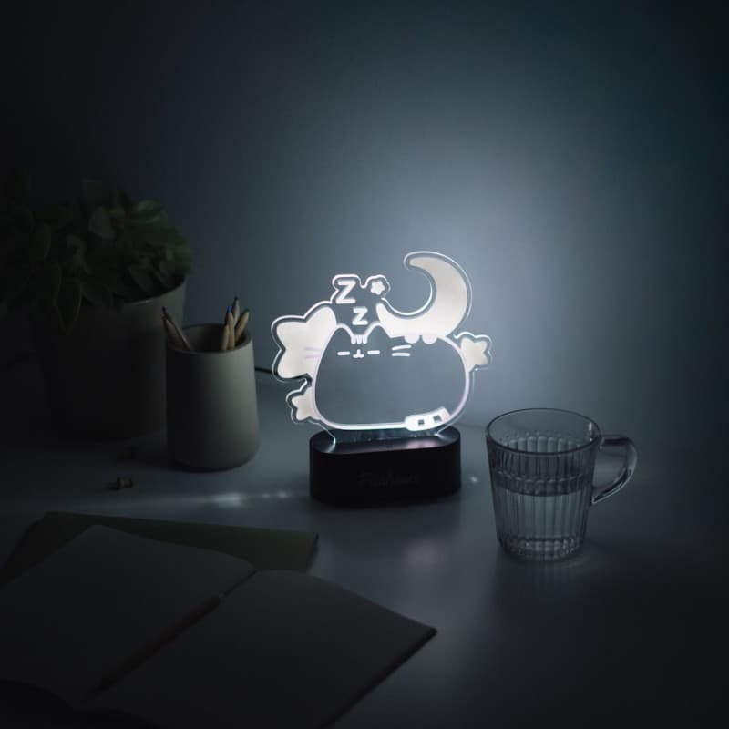 Pusheen - Luce notturna a LED della collezione Dreams (19,5 x 17 cm) - 6