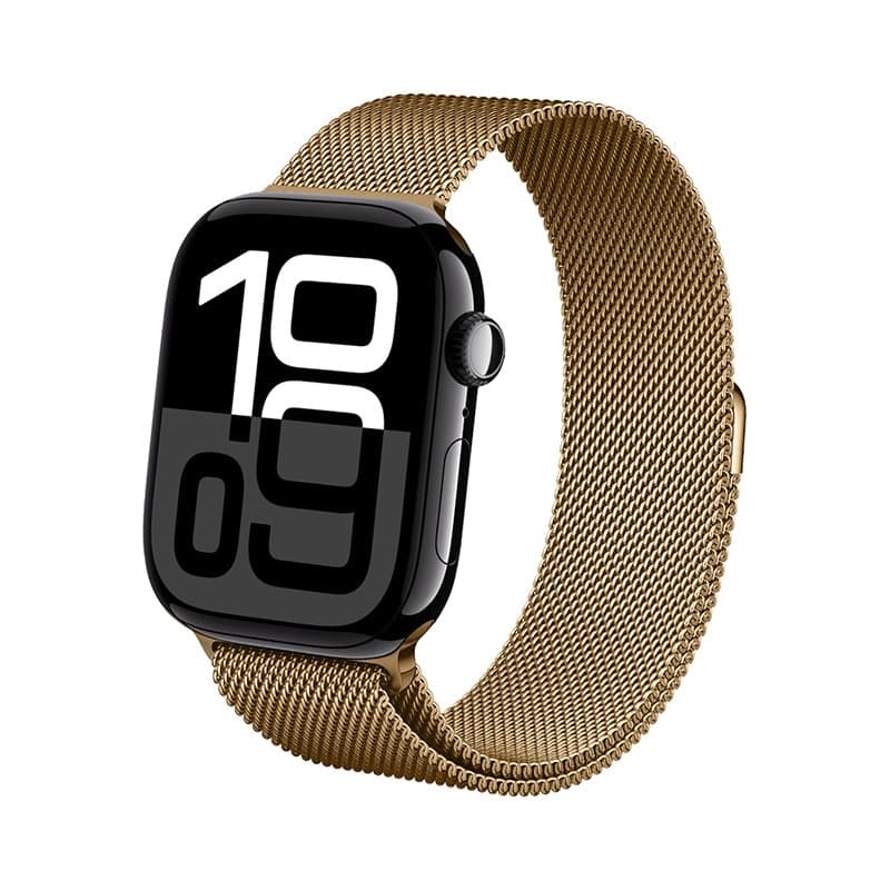 Crong Milano Steel - Cinturino in acciaio inossidabile per Apple Watch 44/45/46/49 mm (oro rosa) - 4