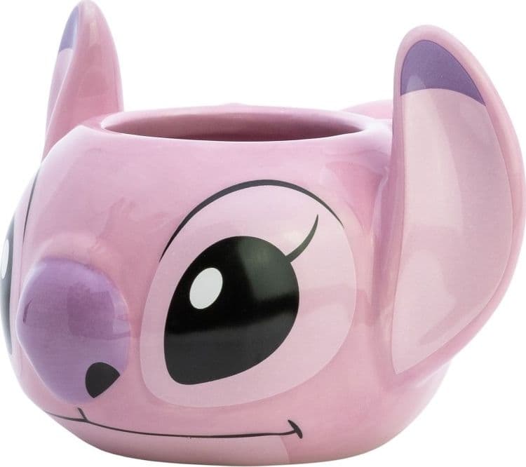 Disney Stitch - Tazza in ceramica 3D in confezione regalo della collezione Angel 375 ml - 11