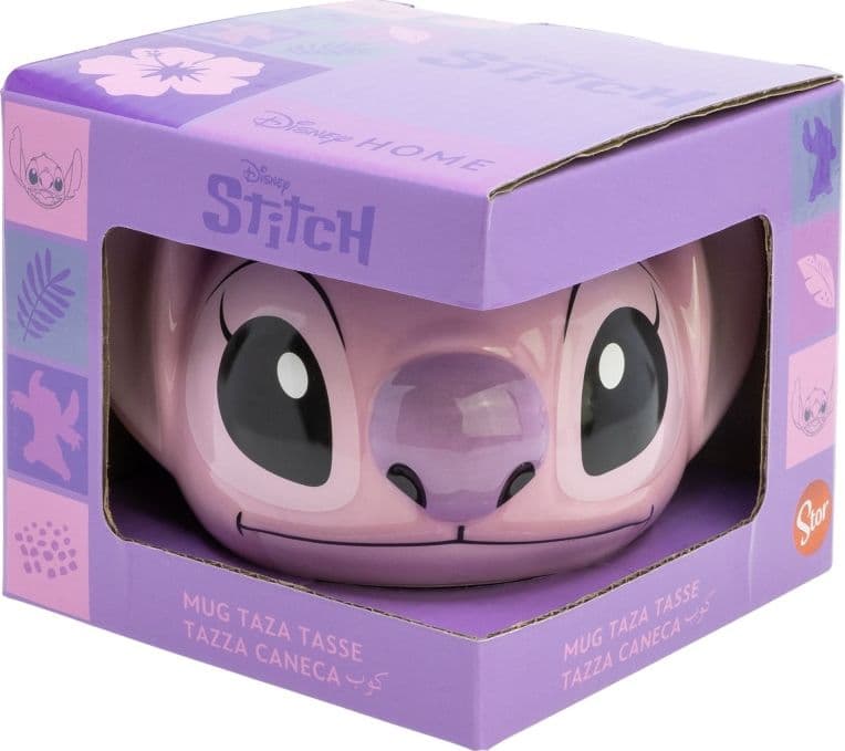 Disney Stitch - Tazza in ceramica 3D in confezione regalo della collezione Angel 375 ml - 4