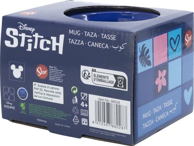 Disney Stitch - Tazza in ceramica in confezione regalo della collezione Stitch & Angel 355 ml - 8