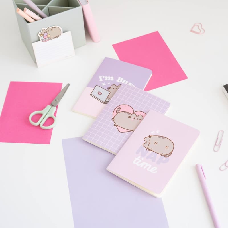 Pusheen - Set di quaderni A6 della collezione Moments, 3 pezzi. - 5