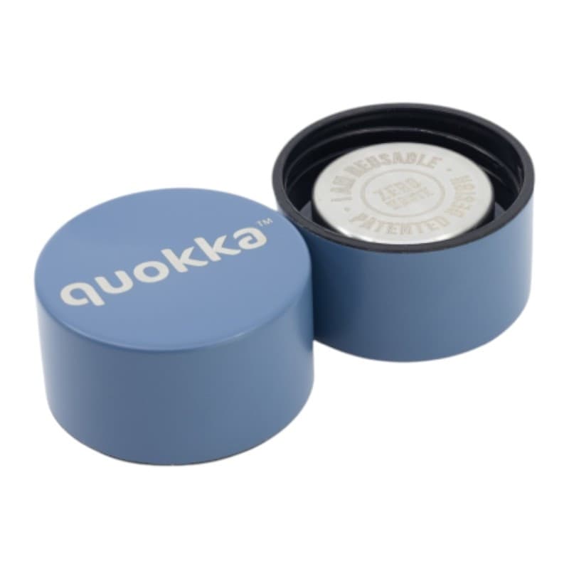 Quokka Solid - Borraccia termica in acciaio inox 510 ml (blu pietra) - 4