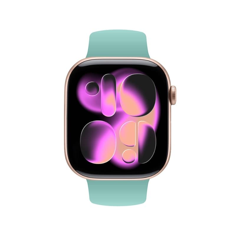 Crong Liquid - Cinturino per Apple Watch 38/40/41/42 mm (turchese) - 10