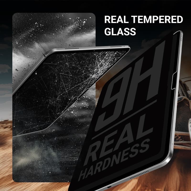 Crong 3D Armor Glass – Vetro temperato per iPad 11" (2025) / iPad 10.9" (2022) - 8