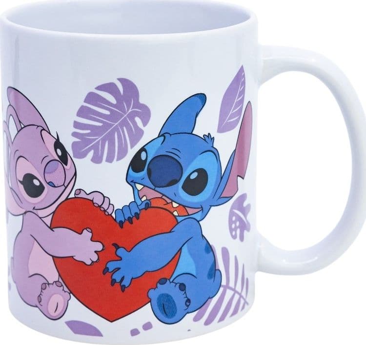 Disney Stitch - Tazza in ceramica in confezione regalo della collezione Stitch & Angel 325 ml - 8