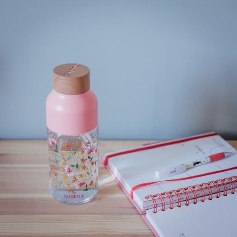 Quokka Ice - ecozen Borraccia 570 ml (Fiori Rosa) - 8
