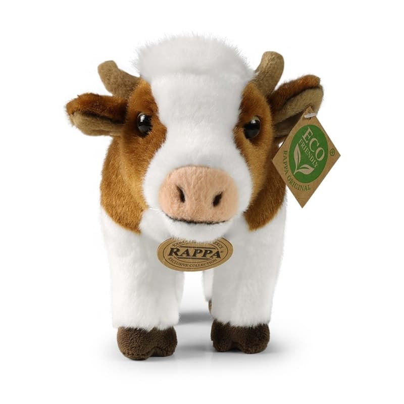 Rappa - Plush Realistic Toy Cow 23 cm Eco-Friendly - 2