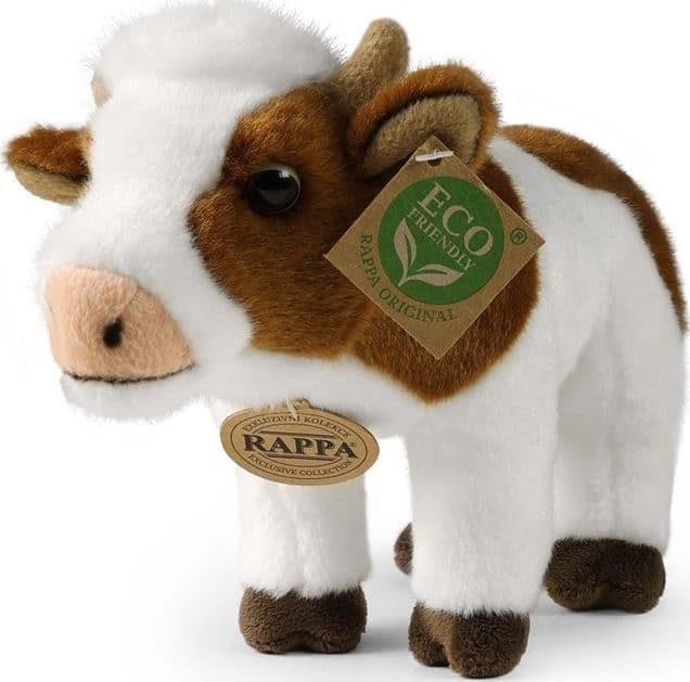 Rappa - Plush Realistic Toy Cow 23 cm Eco-Friendly - 5
