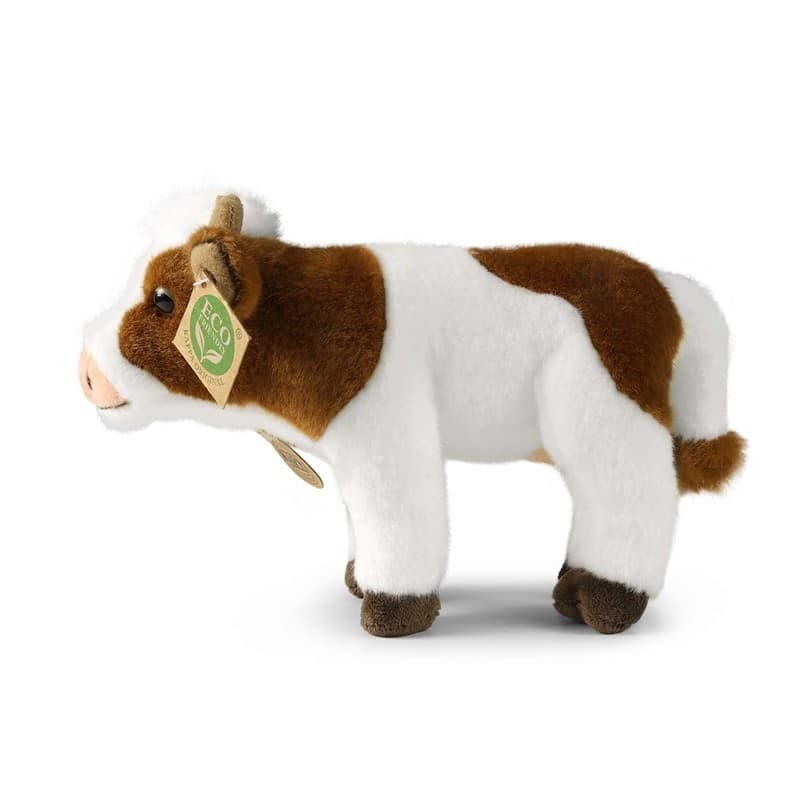 Rappa - Plush Realistic Toy Cow 23 cm Eco-Friendly - 7