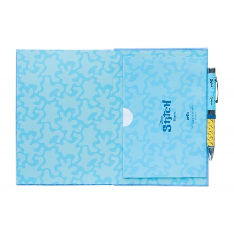 Disney Stitch - Quaderno A5 in peluche + penna torcia della collezione Tropical - 4