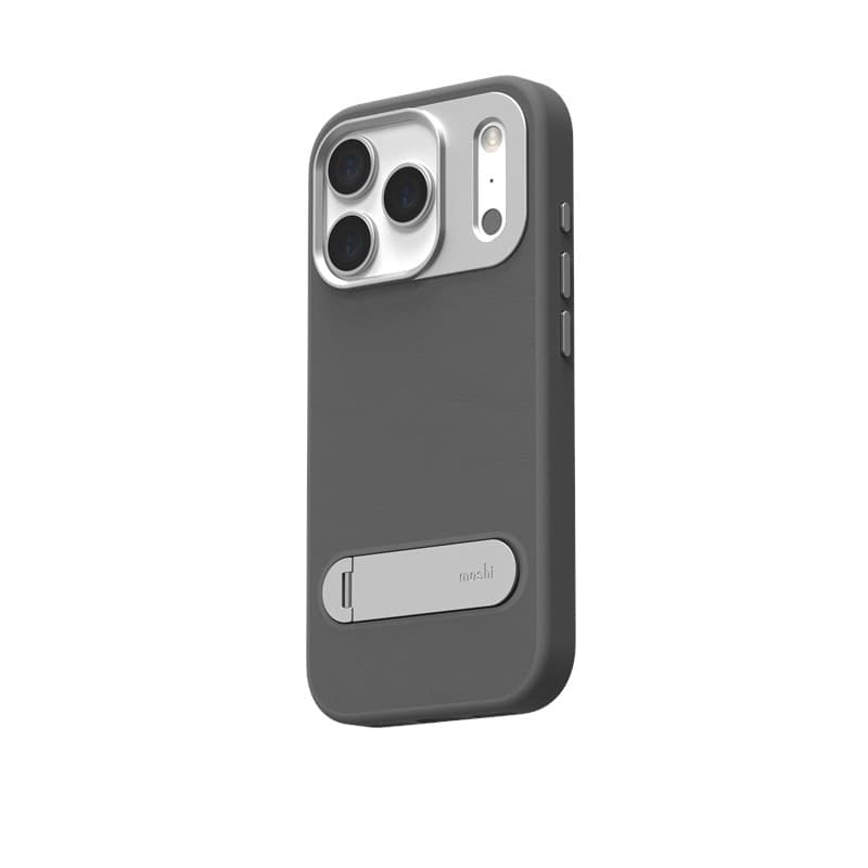 Moshi Kameleon MagSafe - Case iPhone 17 Pro with Stand Function (Midnight Gray) - 12
