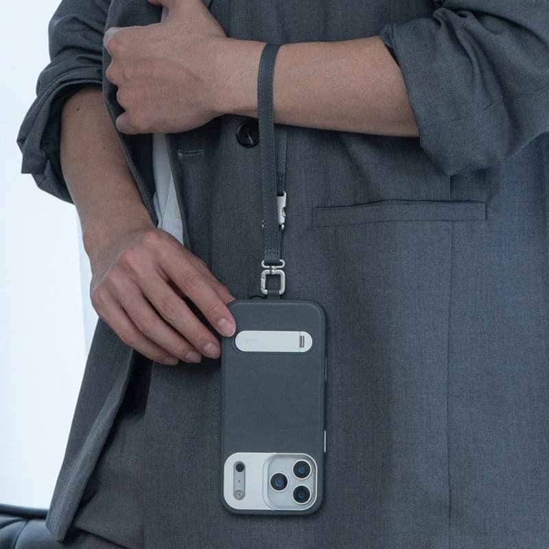 Moshi Kameleon MagSafe - Case iPhone 17 Pro with Stand Function (Midnight Gray) - 9