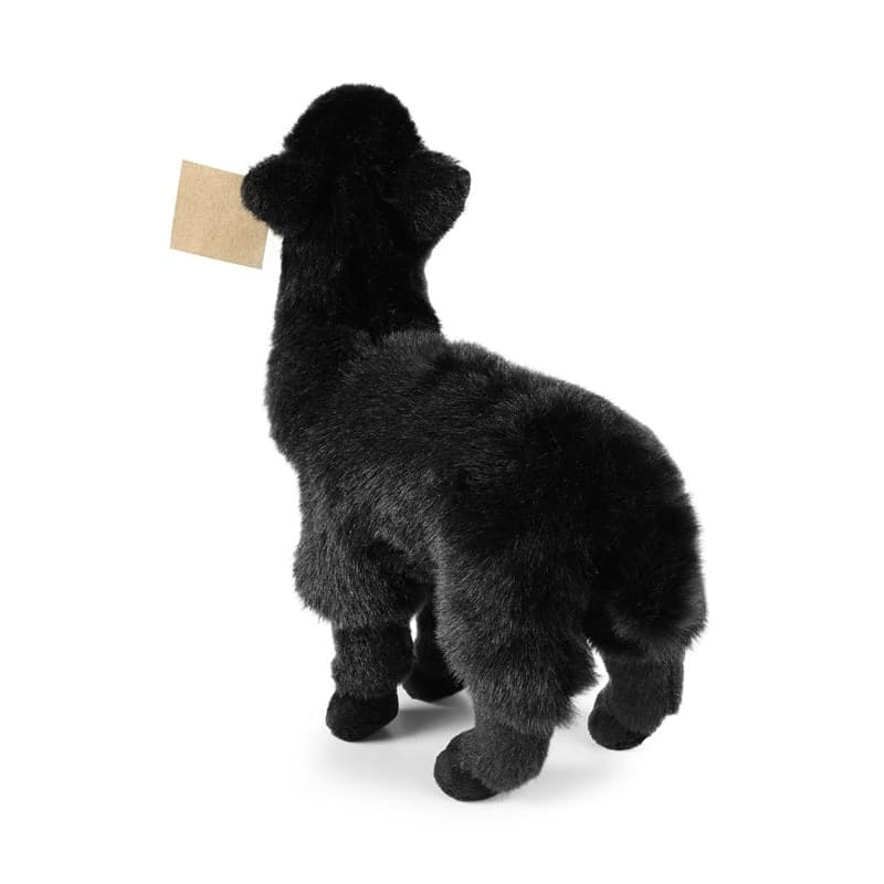 Rappa - Plush Realistic Black Llama 23 cm Eco-Friendly - 4
