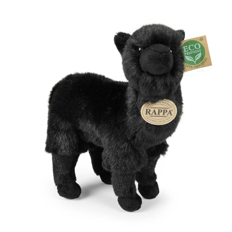 Rappa - Plush Realistic Black Llama 23 cm Eco-Friendly - 5