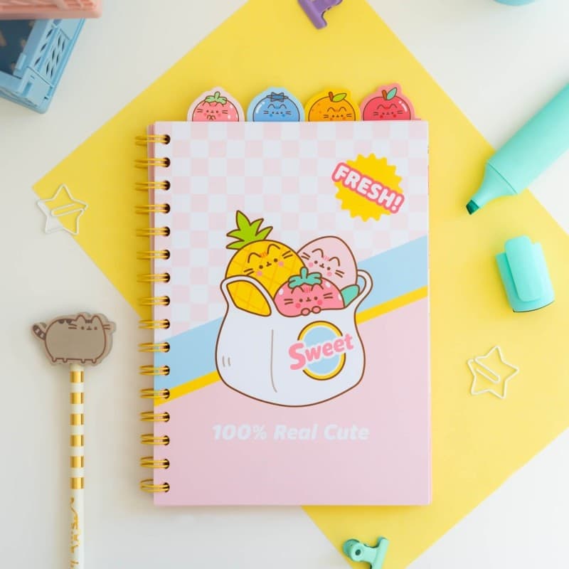 Pusheen - Quaderno A5 / Quaderno della collezione Fruits - 12