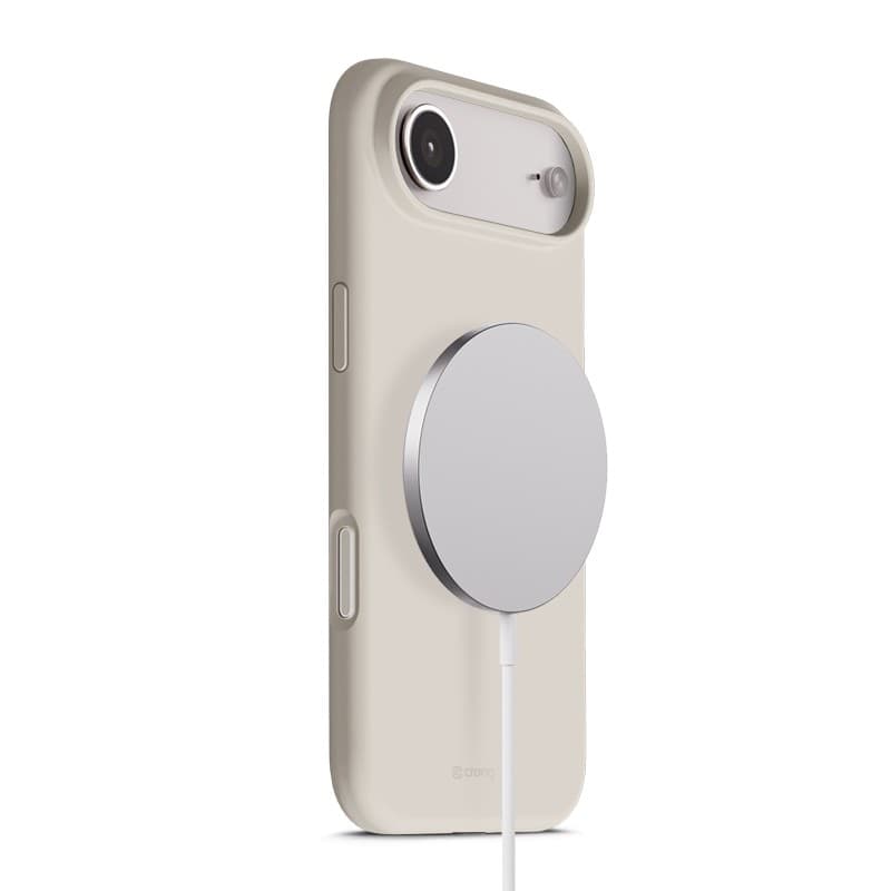 Crong Color Cover Magnetic - Custodia MagSafe per iPhone Air (Beige pietra) - 10