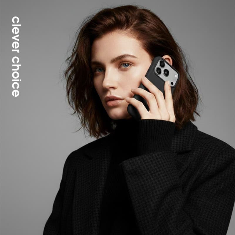Crong Color Cover Magnetic - Custodia MagSafe per iPhone 17 Pro Max (Nero) - 11