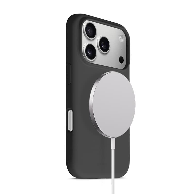 Crong Color Cover Magnetic - Custodia MagSafe per iPhone 17 Pro Max (Nero) - 4