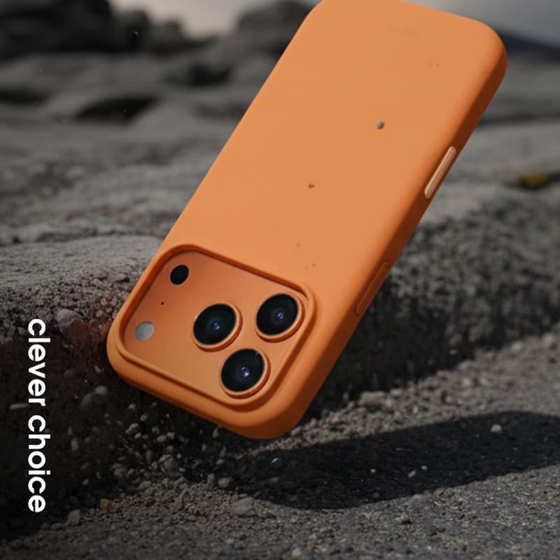 Crong Color Cover Magnetic - Custodia MagSafe per iPhone 17 Pro Max (Nero) - 10