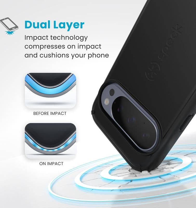 Speck ImpactHero Slim – Custodia per Google Pixel 10 Pro XL (Nero) - 2