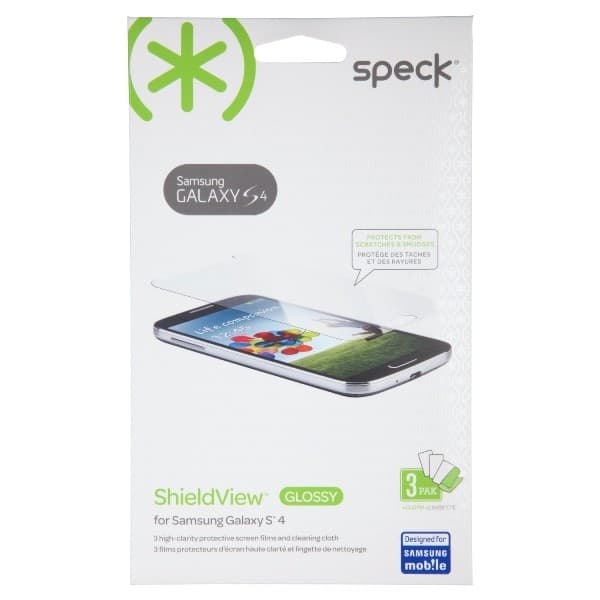 Speck ShieldView Glossy - Screen protector for Samsung Galaxy S4 (3 pcs) - 4