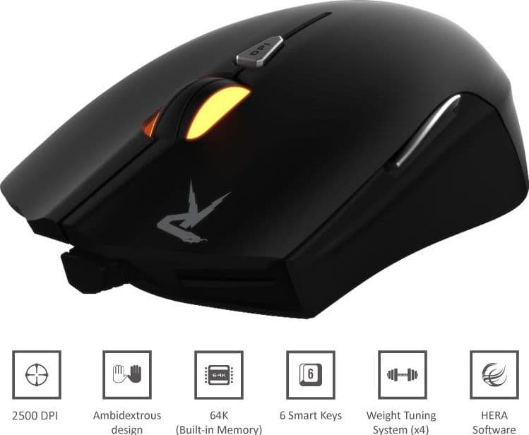 Gamdias Ourea Optical Mouse (2500 DPI) - 7