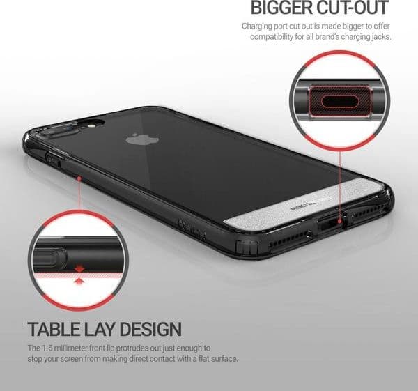 Obliq Naked Shield - Case for iPhone 7 Plus (Smoky Black) - 3