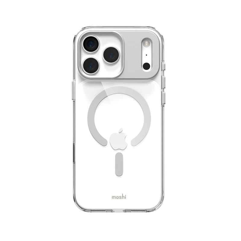 Moshi iGlaze MagSafe - Case iPhone 17 Pro Max (Luna Silver) - 2