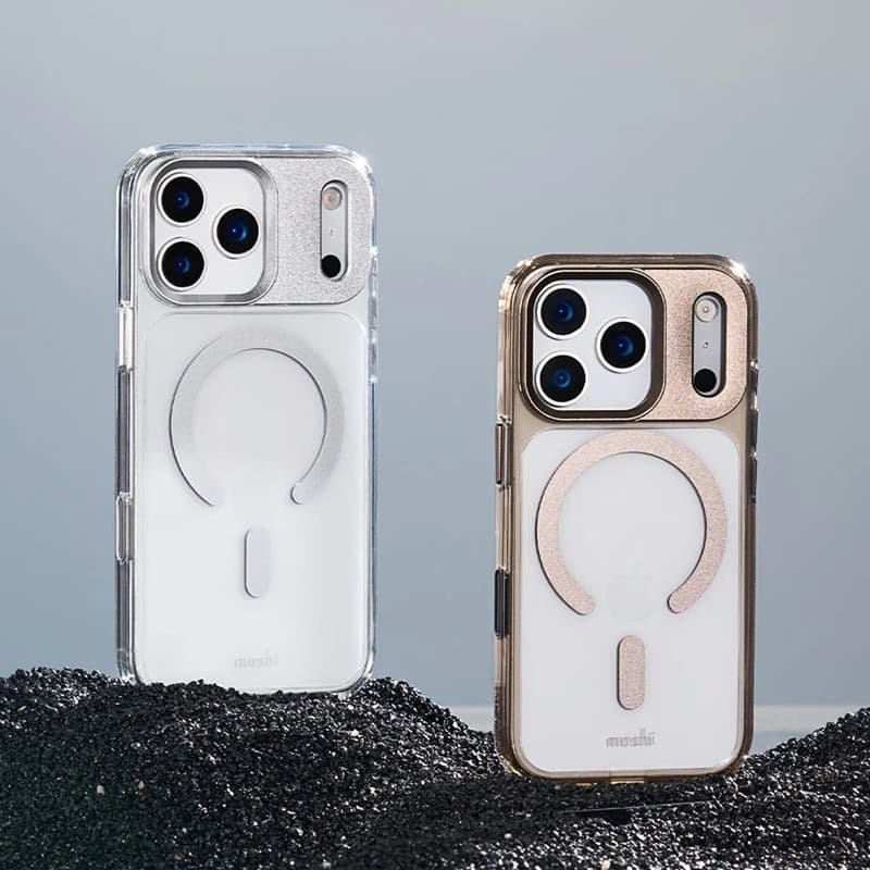 Moshi iGlaze MagSafe - Case iPhone 17 Pro Max (Luna Silver) - 12