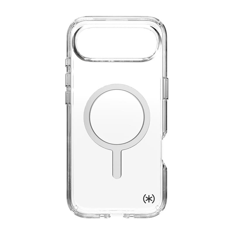 Speck Presidio Perfect Clear MagSafe - Custodia per iPhone Air (trasparente/argento) - 19