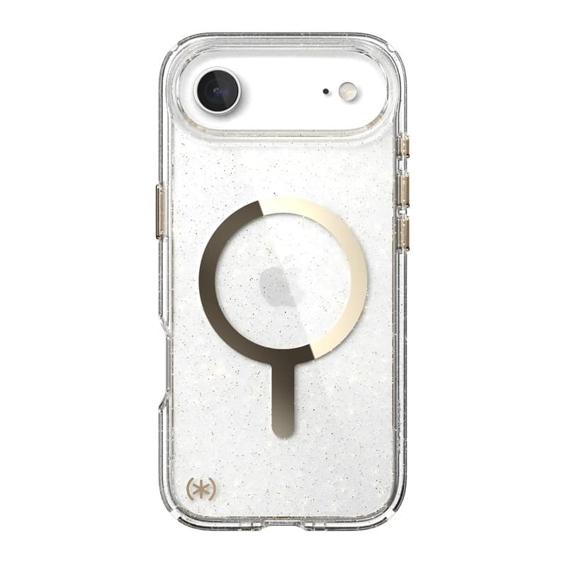 Speck Presidio Lux MagSafe - Custodia per iPhone Air (Glitter / Oro metallizzato) - 8