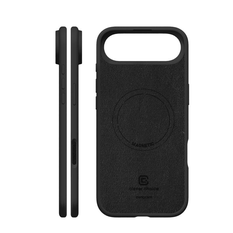 Crong Color Cover Magnetic - Custodia MagSafe per iPhone Air (Nero) - 11