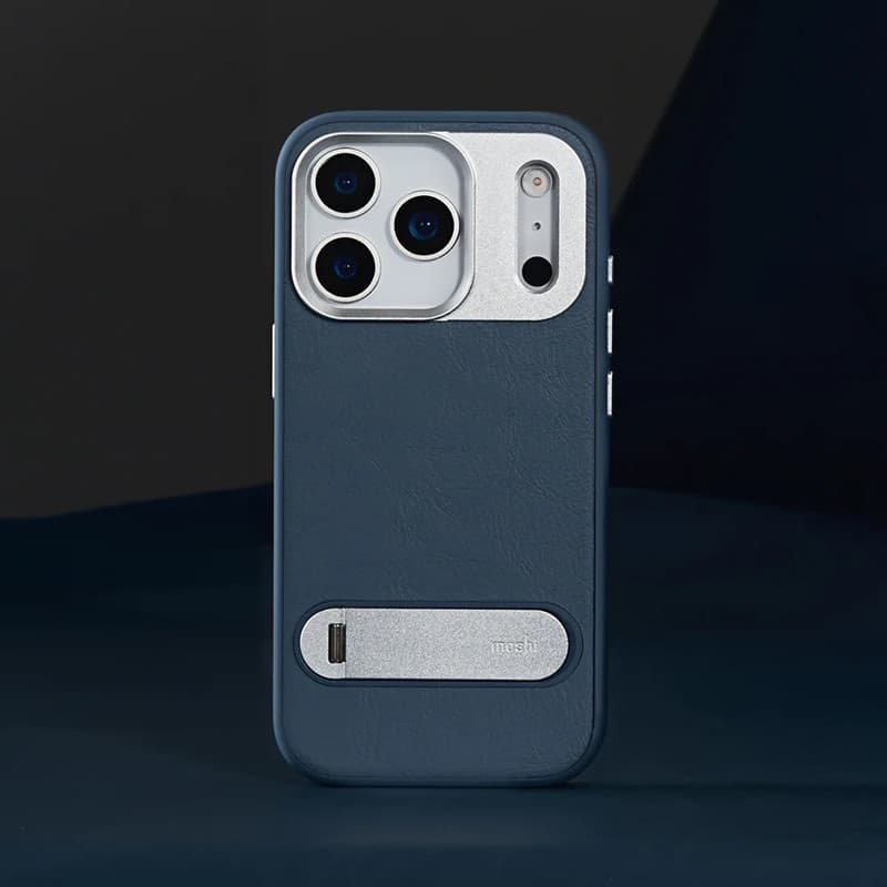 Moshi Kameleon MagSafe - Case iPhone 17 Pro with Stand Function (Dusk Blue) - 4
