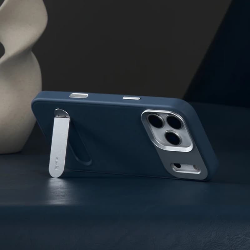 Moshi Kameleon MagSafe - Case iPhone 17 Pro with Stand Function (Dusk Blue) - 5