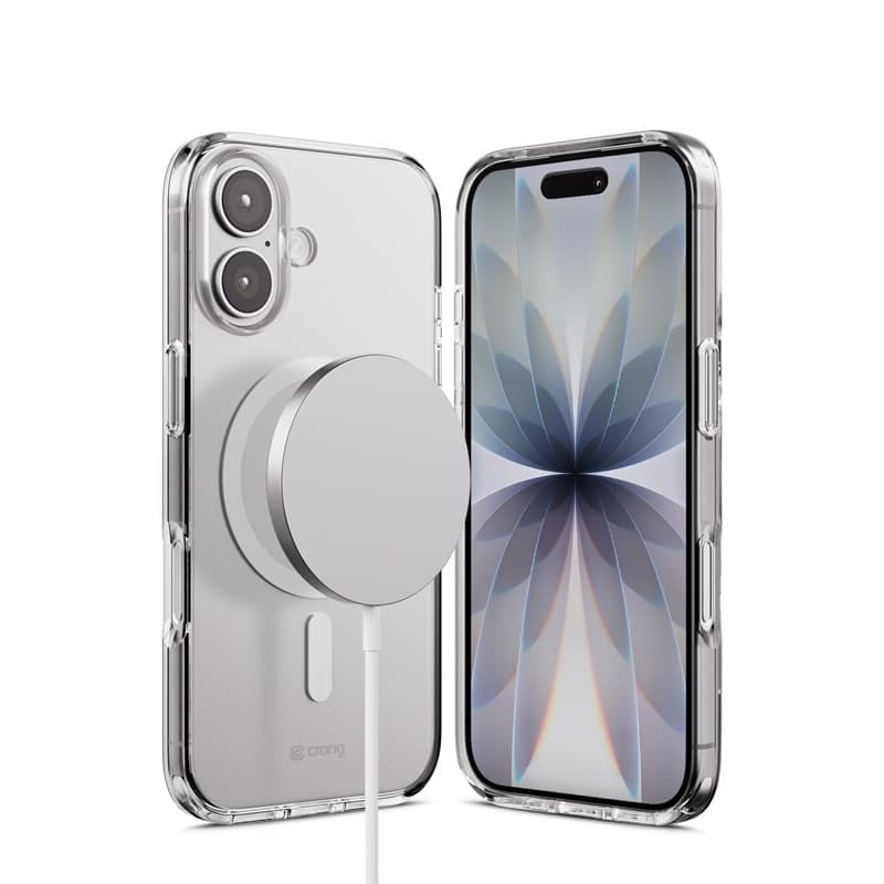 Crong Clear MAG Cover - Custodia MagSafe per iPhone 17 (trasparente) - 7