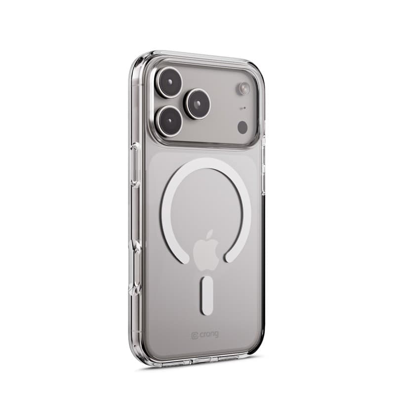 Crong Clear MAG Cover - Custodia MagSafe per iPhone 17 Pro (trasparente) - 14