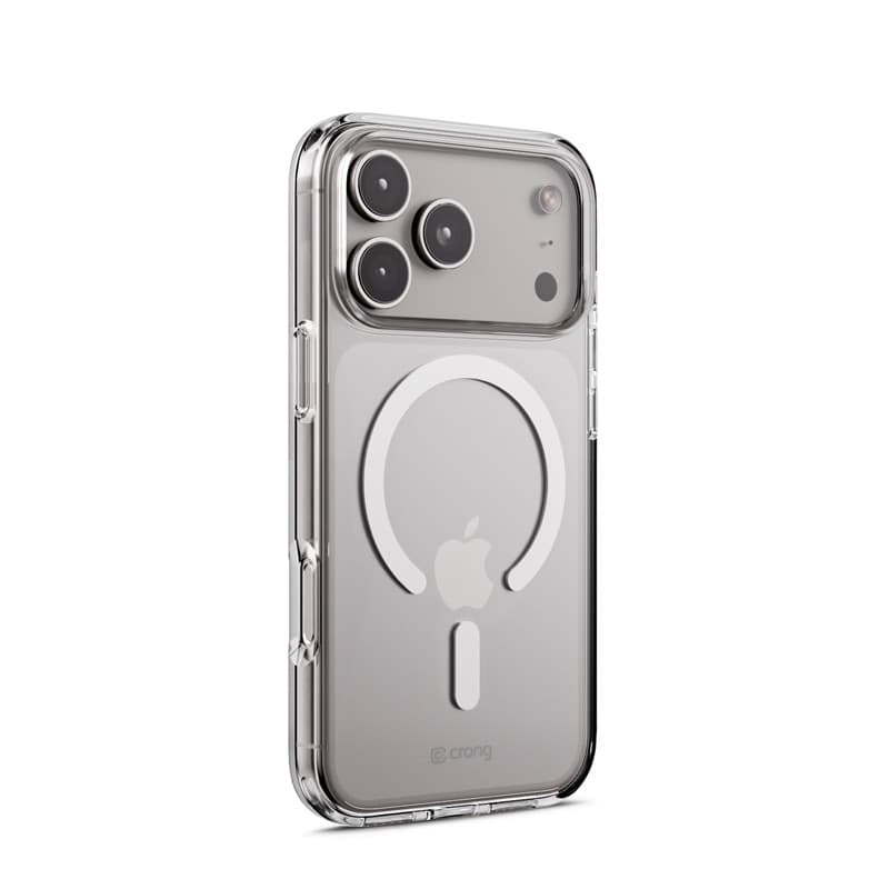 Crong Clear MAG Cover - Custodia MagSafe per iPhone 17 Pro (trasparente) - 5