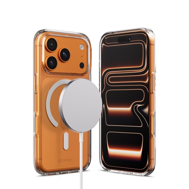 Crong Clear MAG Cover - Custodia MagSafe per iPhone 17 Pro (trasparente) - 10