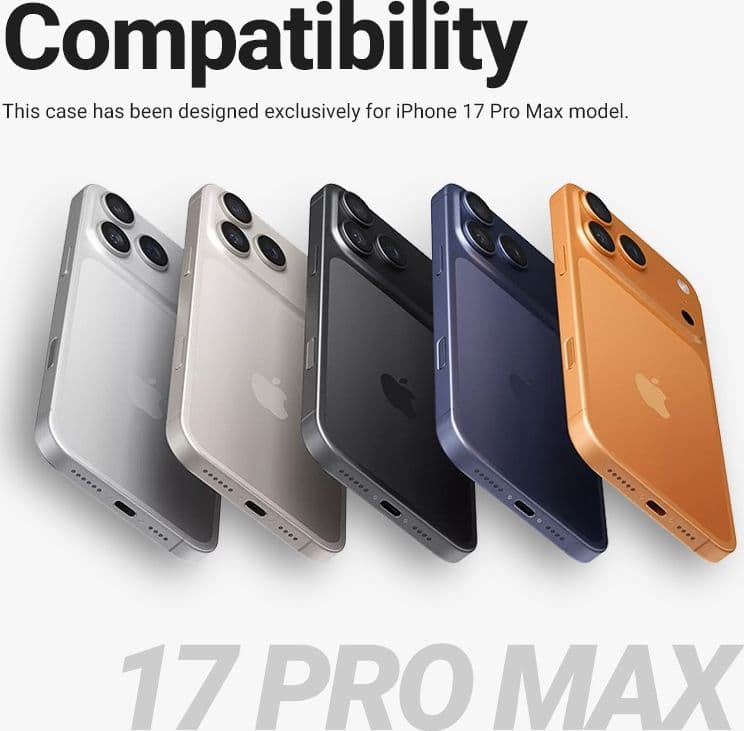 Crong Clear MAG Cover - Custodia MagSafe per iPhone 17 Pro Max (trasparente) - 11