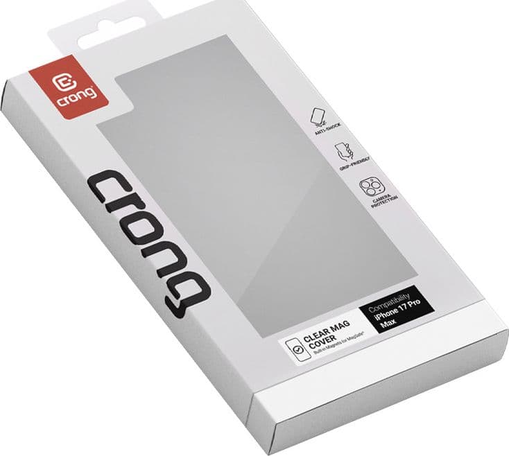 Crong Clear MAG Cover - Custodia MagSafe per iPhone 17 Pro Max (trasparente) - 7
