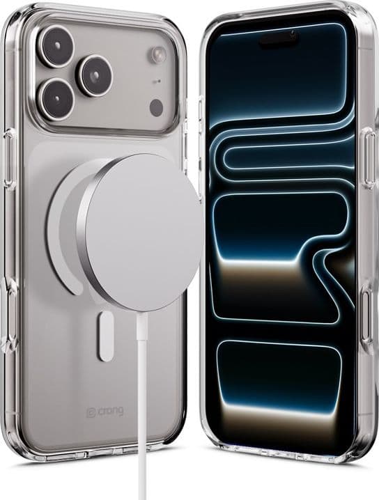 Crong Clear MAG Cover - Custodia MagSafe per iPhone 17 Pro Max (trasparente) - 8