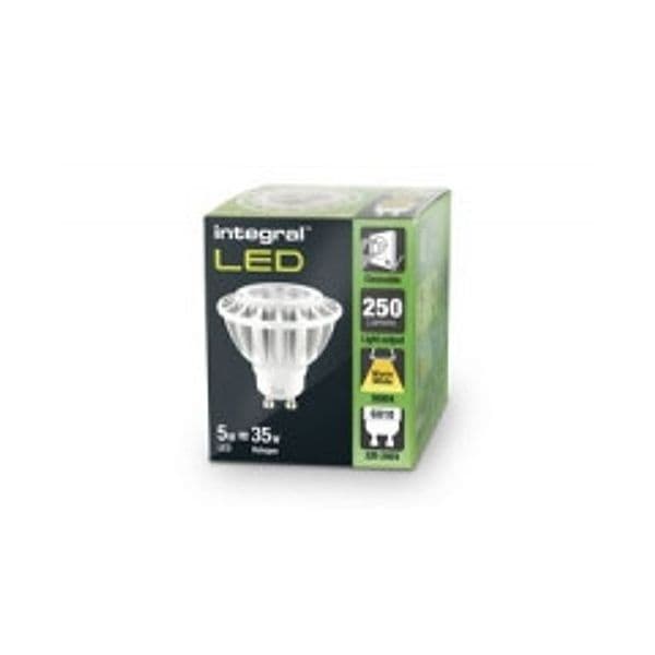 Integral LED Light Bulb GU10 PAR16 5W (35W) 2700K 250lm Warm White - 4
