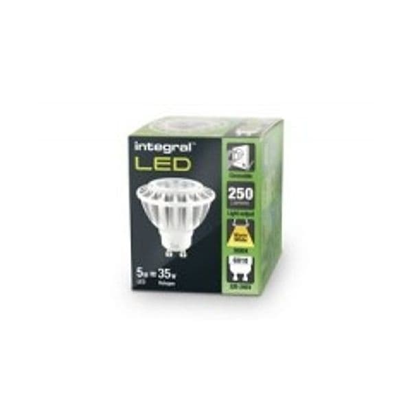 Integral LED Light Bulb GU10 PAR16 5W (35W) 2700K 250lm Warm White - 8