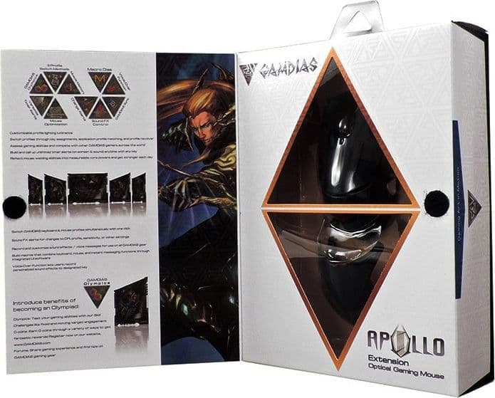 Gamdias Apollo Optical - Gaming Optical Mouse (3200 DPI) - 16