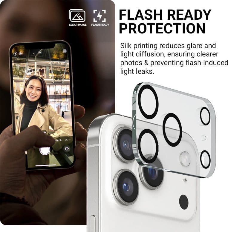 Crong Lens Shield - Vetro per la fotocamera e l'obiettivo dell'iPhone 17 Pro Max - 3