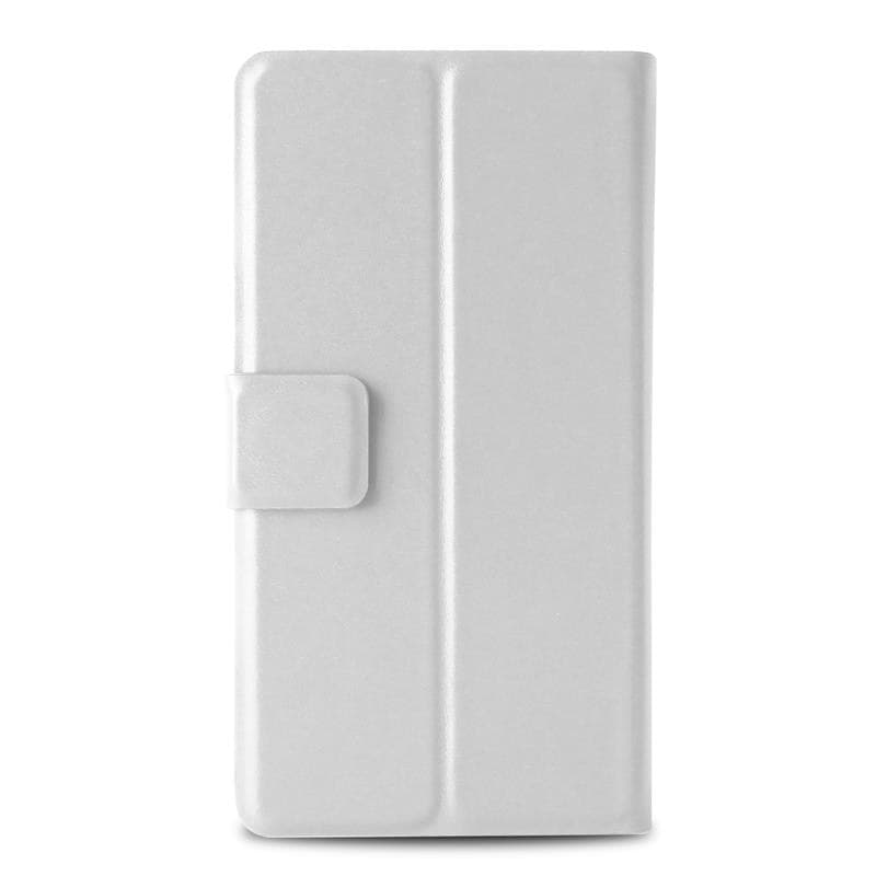 PURO Uniwallet Bi-Color - Universal 360 ° swivel case with card slots, size XXL (white) - 3