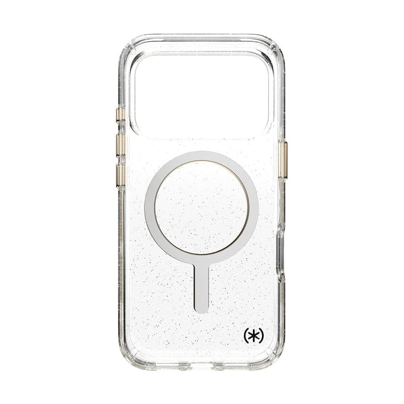Speck Presidio Lux MagSafe - Custodia per iPhone 17 Pro (Glitter / Oro metallizzato) - 9
