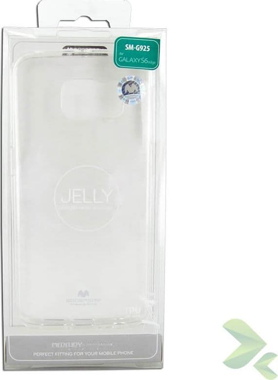 Mercury Transparent Jelly - Case for Samsung Galaxy S6 Edge (Clear) - 2